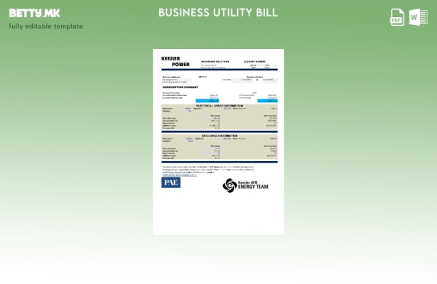 Сметка за комунални услуги во САД Мисисипи Keesler AFB Energy